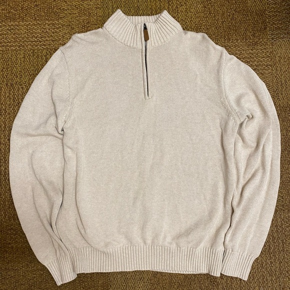 St. John's Bay Other - Cream color St. John’s Bay Quarter 1/4 zip sweater